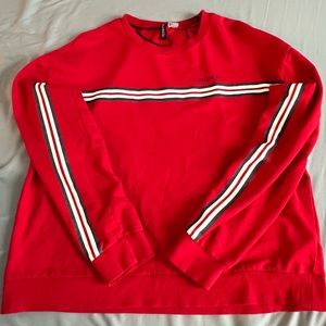 H&M DIVIDED Women’s Red Sweatshirt